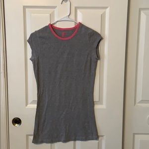 Grey and pink  t - shirt